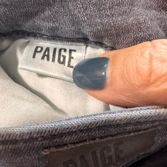 PAIGE Women's Charcoal Verdugo Ultra Skinny Jeans - Picture 6 of 12